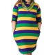 Mardi Gras Stripe Rugby Dress