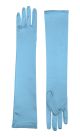Gloves- Long Satin Dress (Light Blue)