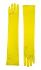 Gloves- Long Satin Dress (Yellow)