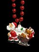 Santa w/ Sleigh Large Specialty Bead