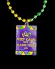 Keep Calm Mardi Gras Large Specialty Bead
