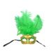 Mask w/ Plumes (Green/Gold)