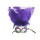 Mask w/ Plumes (Purple/Silver)