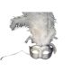 Mask w/ Plumes (White/Silver)