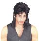 Wig- Mullet  (Black)