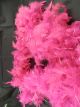 Feather Boa-Hot Pink with silver tinsel