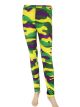 Leggings - Mardi Gras Camo