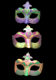 Painted Mardi Gras Ball Mask