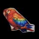 Printed Parrot Plush