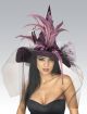 Purple Witch Hat w/ Feather