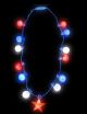Red, White & Blue Light Up Ball W/ Star