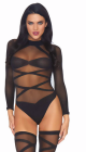 Bodysuit - Sheer Criss Cross
