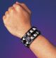 Triple Black Studded Wristband