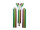 Mardi Gras Striped Suspenders (Purple/Green/Gold)