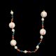 Baseball Hand Strung Bead