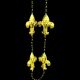 Shiny gold FDL BLK/GOLD bead