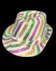 LED Chevron Print Fedora 