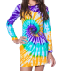 Tye Dye Swirl Dress - Junior