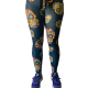 Leggings - Mardi Gras Sugar Skull