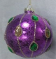 Purple Round Ornament w/ jewels