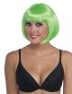 Wig- Neon Green Bob 