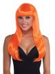 Wig- Long Neon  (Orange)