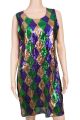 Mardi Gras Sequin Dress