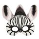 Plush Zebra Mask